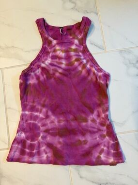 YFB Tie-Dye Ribbed Tank Top